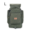 60L 80L Men Military Bag Tactical Backpack Canvas Army Bag Large Travel Camping Hiking Mountaineering Outdoor Sport Bag XA106D
