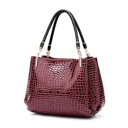 Fashion Alligator Casual Tote Shoulder bags Top-handle Bags Crocodile Pattern Luxury Designer Large Capacity Shopping Tote Bags