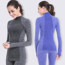 New Brand Tracksuit Thermal Underwear Women Winter Fast Dry High Elastic Long Underwear Heat Pack Women Warm Two Piece Set