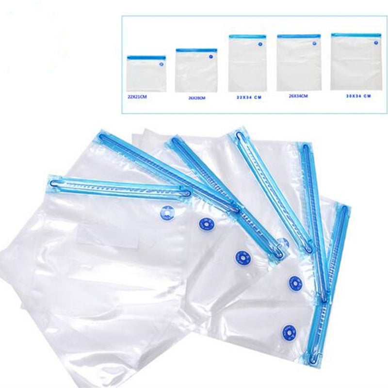 Kitchen Food Vacuum bag 5 Size available Pumping vacuum Sealer bag for Fresh-keeping/Food Storage Reusable bag Vacuum packaging