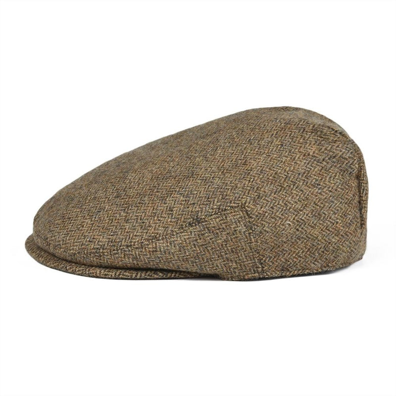 BOTVELA 100% Wool Flat Cap for Men Women Scally Caps Herringbone Newsboy Khaki Ivy Hat Cabbies Driver Beret Boina 002