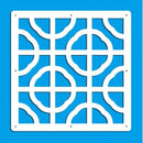 12 -piece 29x29 Cm Hanging Screens Living Room Parts Of Panels Partition Wall Art Diy Decoration White Wood Plastic yarn