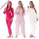 Pijamas cálidos de invierno para mujer, monos de lana esponjosa, ropa de dormir, conjunto de capucha de talla grande, pijama, mono para mujer y adulto