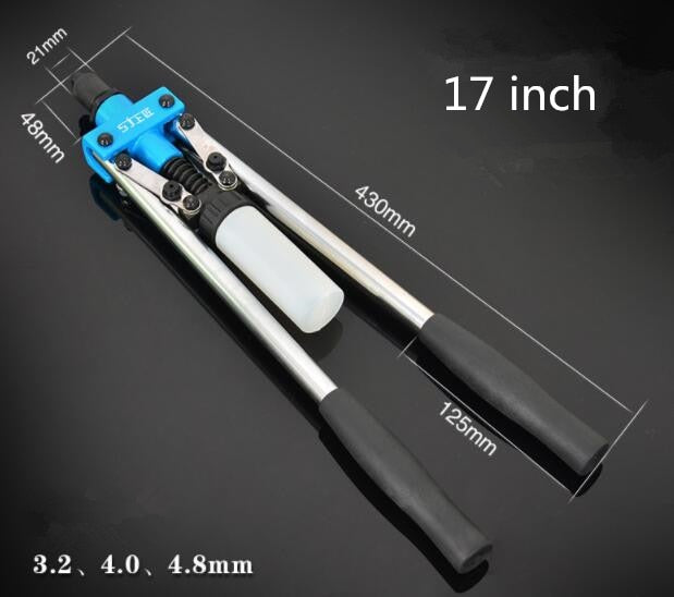 Herramienta de remache Pop para trabajo en madera de Metal, Kit de herramientas de reparación de pistola remachadora, herramienta manual resistente