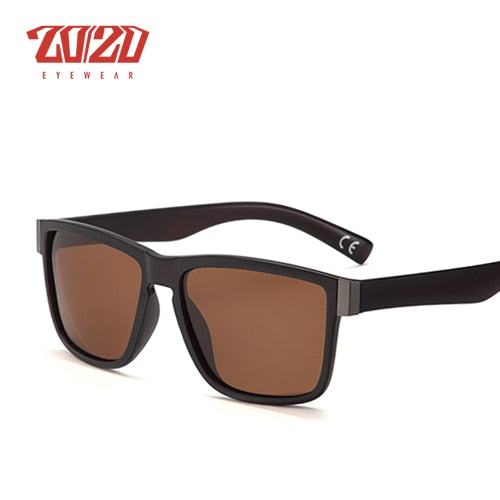 20/20 Classic Polarized Sunglasses Men Glasses Driving Coating Black Frame Fishing Driving Eyewear Male Sun Glasses PL278