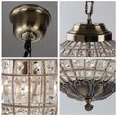 Retro Vintage Royal Empire Ball Style Big Led Crystal Modern Chandelier Lamp Lustres Lights E27 For Living Room bedroom bathroom