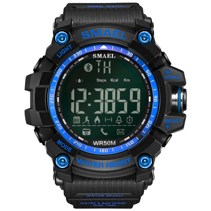 Relojes cronógrafo SMAEL para hombre, reloj deportivo para hombre, reloj militar del ejército, reloj Digital LED multifunción resistente al agua para hombre