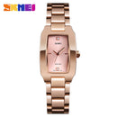 SKMEI Luxury Brand Women Watches Diamond Dial Bracelet Wristwatch For Girl Elegant Ladies Quartz Watch Female Dress Watch 1400