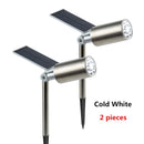 Solar Garden Light Waterproof IP65 Outdoor Solar Spotlight Wireless Sunpower Landscape Lamp for Garden Driveway Pathway