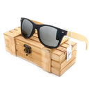 BOBO BIRD Quadratische Vintage-Sonnenbrille für Herren Damen Holz Sonnenbrille 2022 Retro Polarisierte Brille lunette de soleil femme