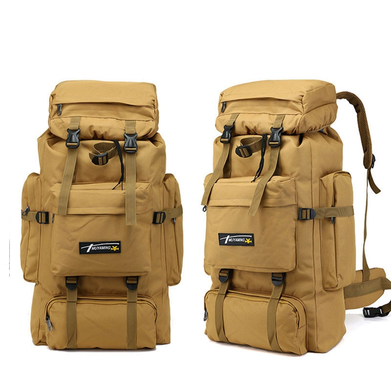 70L Large Capacity Backpack Nylon Waterproof Military Tactics Molle Army Bag Men Backpack Rucksack for Hike Travel