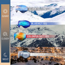 MAXJULI Ski Googles UV Protection Anti-Fog Snow Goggles for Men Women Youth M1