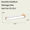 New Remote Control Minimalist Ceiling Lights Wooden Decorative Ceiling Lamps Panels For Living Room Bedroom Corridor Luminaire