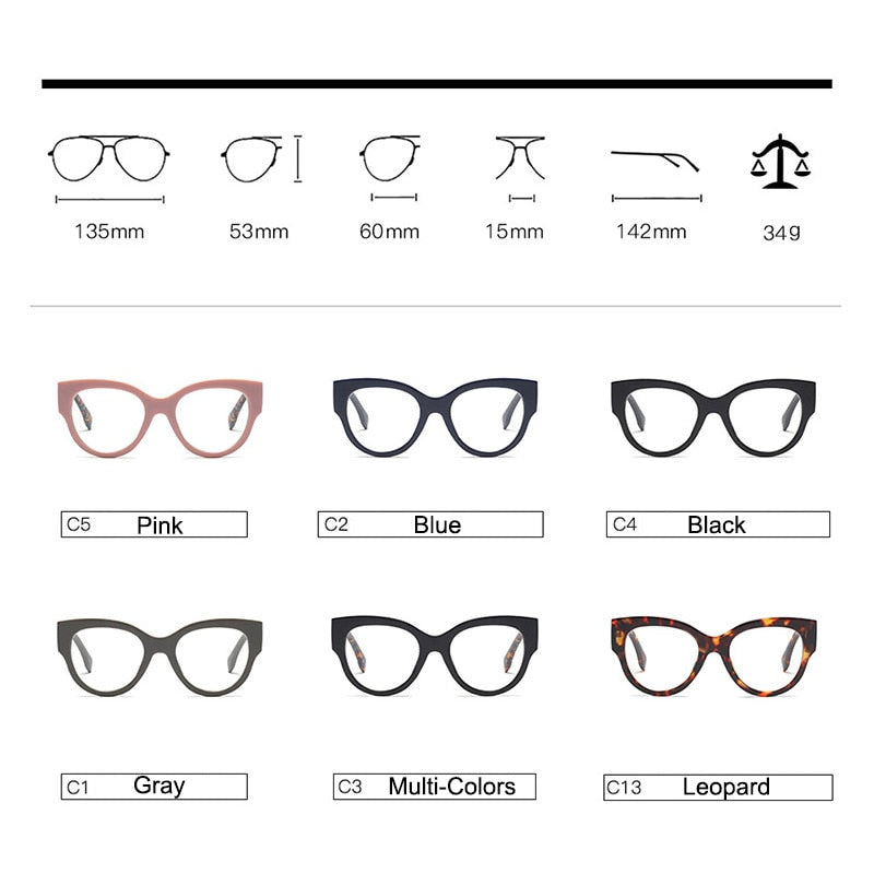 Woman Acetate Optical Eyeglasses Fashion Oversize Big Rim Frame Spectacles for Women Prescription Eyewear Glasses Frame