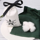 100 Cotton Jewelry Packaging Ribbon White Canvas Drawstring Bag for Wedding Favor Bags Personalized Custom Logo Chic Small Pouch