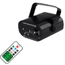 ESHINY Mini RGB 5 Lens Laser 128 Patterns Projector Blue Led Club Home Party Bar DJ Disco Xmas Dance Stage Effect Light N60T155