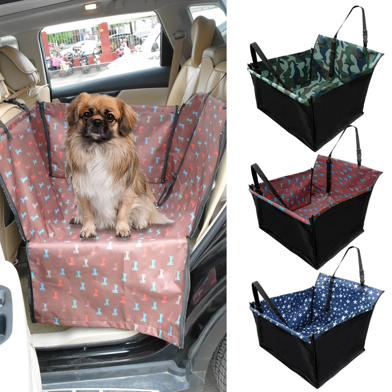 Transportines para mascotas, funda para asiento de coche para perros, alfombrilla para perros y gatos, manta, hamaca trasera, Protector impermeable, accesorios para coche para perros