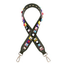 INS Hot Popular Genuine Leather Shoulder Strap Colorful bag accessories Women handbag strap asas para bolso