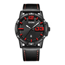 DOM Watch Men Luxury Sport Quartz wristwatch clock Mens Watches Leather Business Waterproof watch Relogio Masculino M-1218BL-1M5