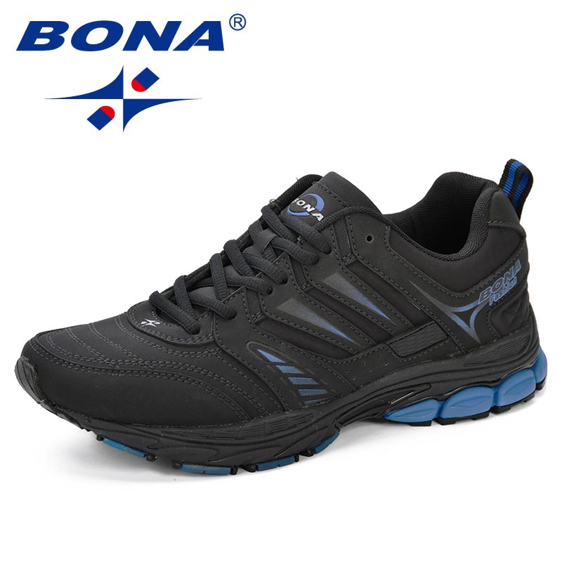 BONA  New Design Style Men Shoes Breathable Popular Men Running Shoes Outdoor Sneaker Sports Shoes Comfortable Free Shipping