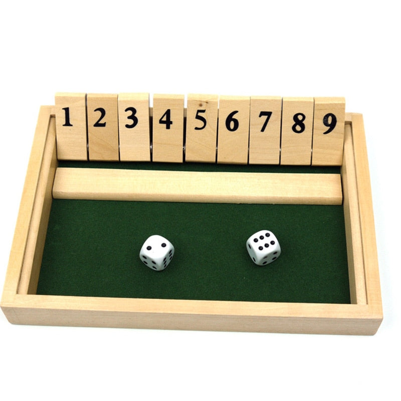 2/4 Spieler Anzahl Trinkspiele Digitales Puzzle-BrettspielShut The Box Game Set For Friends/Family