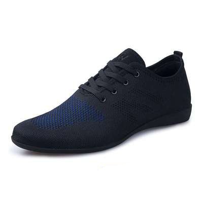 Herrenschuhe Atmungsaktive Herren Freizeitschuhe Turnschuhe Low Lace-up Mesh Herrenschuhe Bequeme flache Schuhe für Herren Zapatillas Hombre