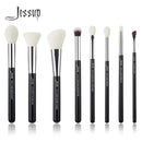 Jessup Makeup Brushes 8pcs Makeup Brushes set Natural-synthetic Foundation Powder Highlighter Blush Eyeshadow Eyeliner