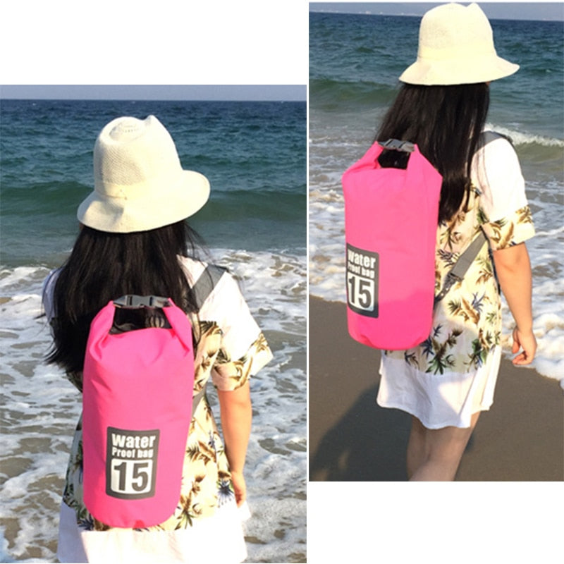 5L/10L/15L/20L/30L Waterproof Bags Dry Bag PVC Waterproof Backpack Sports Bag Rafting Swimming Backpacks Impermeable Dry Bag