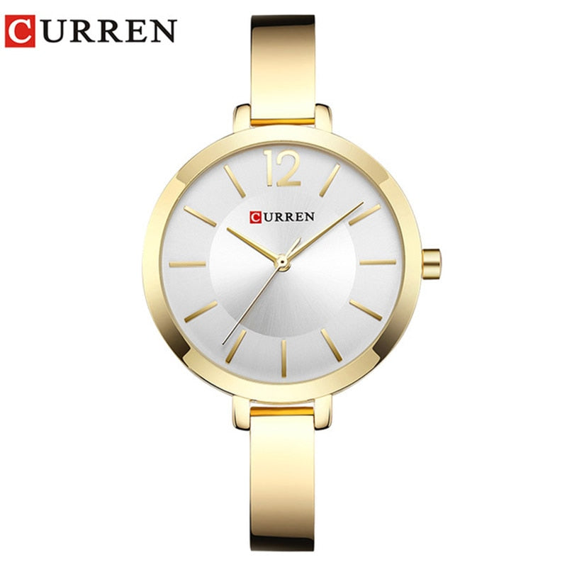 CURREN New Creative Design Quartz Watch Women Casual Fashion Stylish Ladies Gift Wrist Watch Vintage Timepieces Relogio Feminino