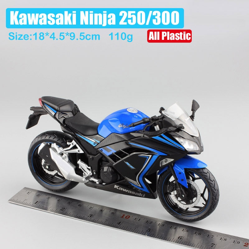 1/12 automaxx 2013 Kawasaki Ninja 250R SE 300 race scale Motorcycle toy sports bike Diecasts & Toy Vehicles models toys Replicas