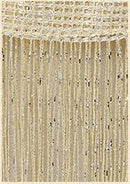 3 x 2,6 m Fadenvorhang, glänzend, Quaste, Vorhang, Fenster, Tür, Trennwand, Wohnzimmer, Dekoration, Volant