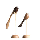 Danish wood ornaments jewelry carving wooden play Home Furnishing Nordic style puppet Home Furnishing features wood bird