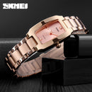 SKMEI Luxury Brand Women Watches Diamond Dial Bracelet Wristwatch For Girl Elegant Ladies Quartz Watch Female Dress Watch 1400