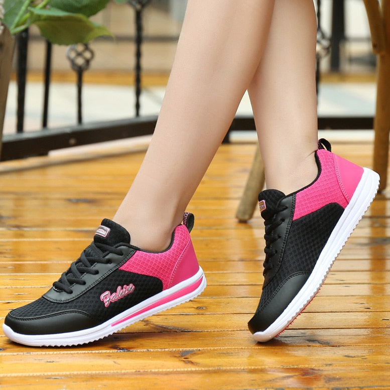 Zapatos de gimnasio para Mujer, Zapatillas de deporte de primavera y verano para Basket Femme, zapatos informales transpirables para Mujer, Zapatillas para Mujer