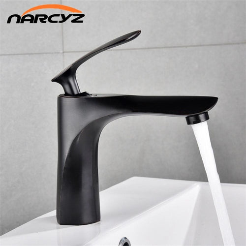 Waschtischarmaturen weiß mit goldenem Badarmatur Warm- und Kaltwasser-Waschbecken-Mischbatterie Chrom-Finish Messing WC-Waschbecken Wasserhähne B581