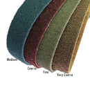 4 piezas 40 * 740 mm Nylon no tejido Banda de lijado abrasivo Grueso a fino