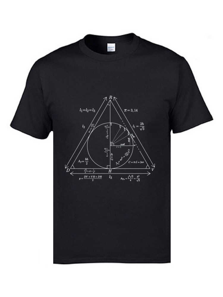 Math Teacher Formula Website T Shirts Triangle Law Summation College Tshirts Mens 2019 University T-Shirts High Quality Tees