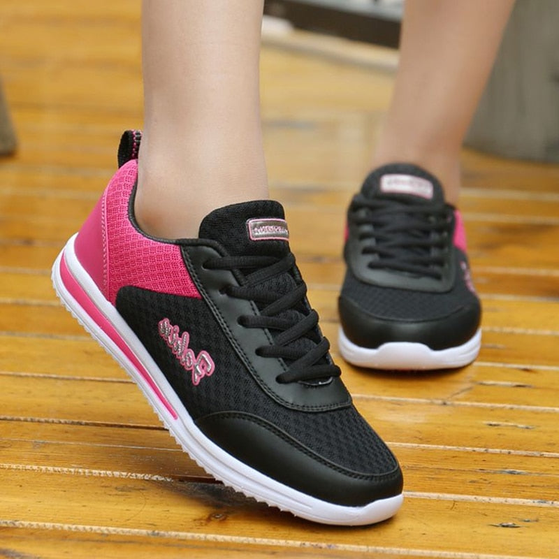 Zapatos de gimnasio para Mujer, Zapatillas de deporte de primavera y verano para Basket Femme, zapatos informales transpirables para Mujer, Zapatillas para Mujer