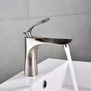 Basin Faucets White With Gold Bathroom Faucet Hot and Cold Water Basin Mixer Tap Chrome Finish Brass Toilet Sink Water Taps B581