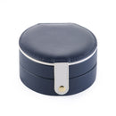 New Portable Leather Jewelry Box Princess European Korean Simple Small Mini Earrings Rings Storage Case Hot Sell