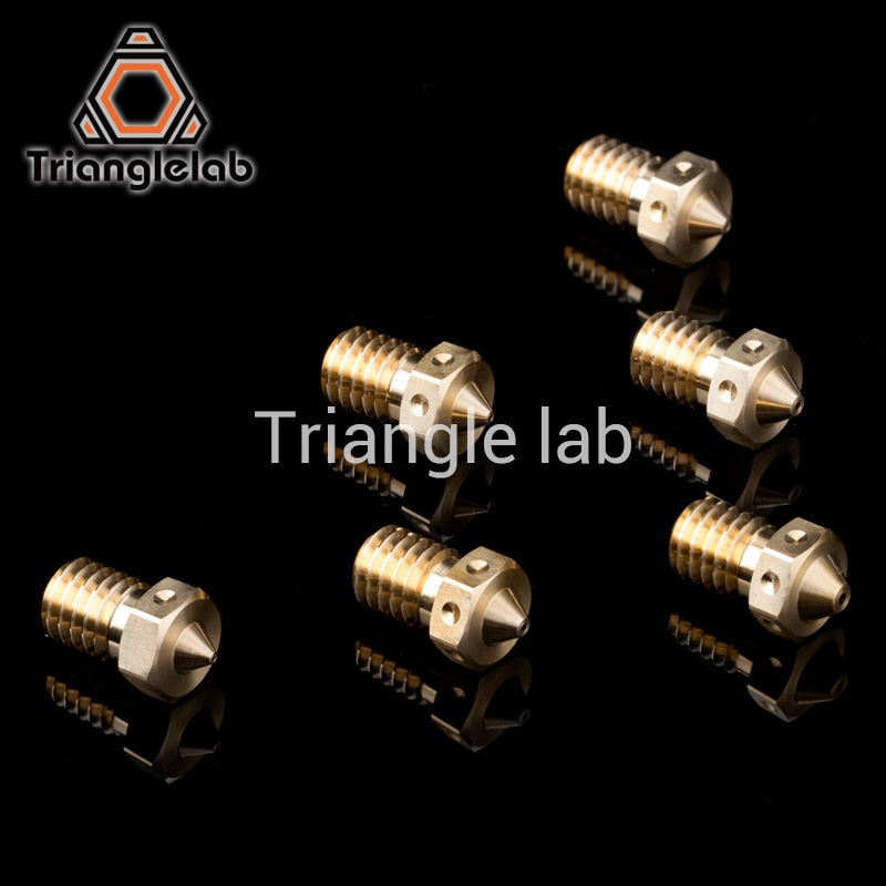 Trianglelab, boquilla V6 de alta calidad para impresoras 3D hotend, 4 unids/lote, boquilla de impresora 3D para extrusora v6 hotend prusa i3 mk3