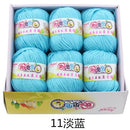 6balls/lot 73 Colors Milk Cotton Yarn Baby Wool Yarn DIY Knitting Children Sweater Hat Hand Knitted Yarn Knit Blanket Crochet