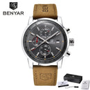 2021 New BENYAR Top Brand Luxury Mens Watch Quartz Clock Waterproof Automatic Chronograph Men Military Watch relogios masculinos