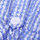 2017 lindo azul niños niña manga corta lunares cuadros recién nacido bebé niño niñas Halloween disfraz Cosplay vestido de fiesta 12 M-8Y