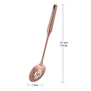 Stainless Steel Rose Gold Kitchen Utensils Cooking Tools Cookware Set Turner Ladle Spoon For Restaurant Dinnerware Set Utensils