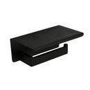 Weiß &amp; Spiegelchrom Poliert &amp; Schwarz &amp; Gebürsteter Edelstahl Toilettenpapierhalter Top Place Things Plattform 4 Auswahlmöglichkeiten