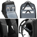 EURCOOL 17 Zoll Laptop Rucksack für Herren Wasserdicht Funktional mit USB Aufladung Rucksäcke Männlich Business Herren Rucksack Mochila
