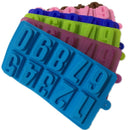 Molde de silicona con números para Chocolate y galletas, forma Digital 3D fría, Fondant, pastel, gelatina, dulces, pasteles, herramientas de decoración DIY, 1 ud.