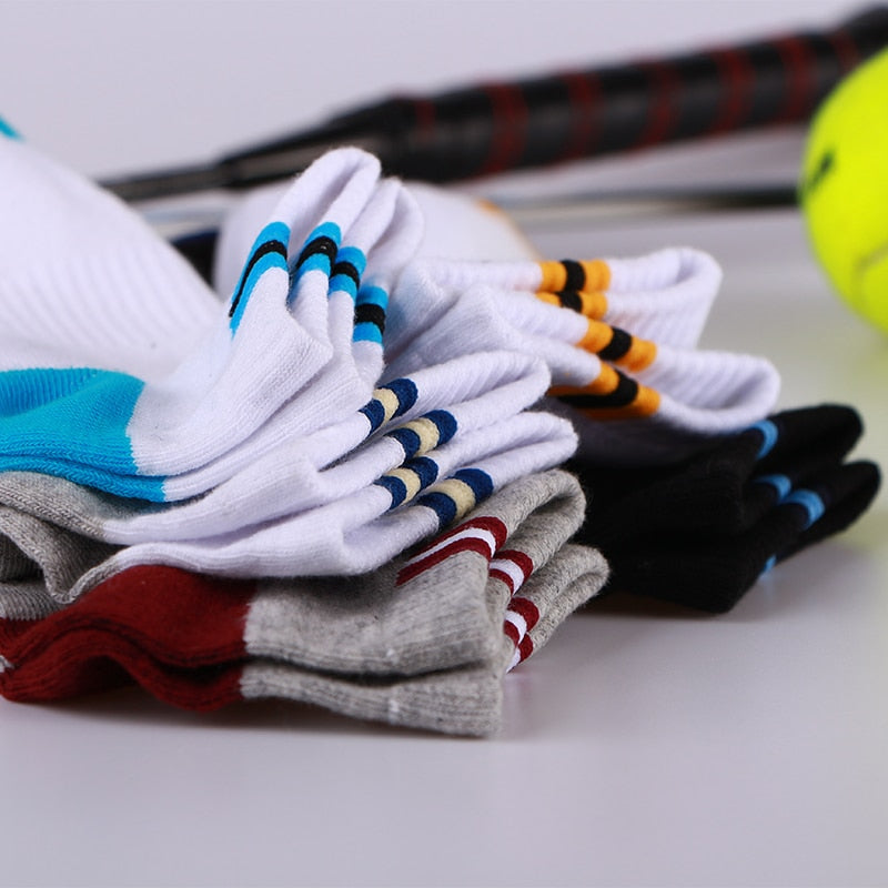 10 Pairs New Spring Summer Cotton Socks Boat Mesh Breathable Men&