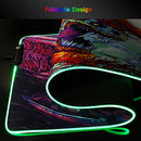 Sovawin Gaming Mouse Pad RGB Backlight Mat 900x400 Gamer XXL Computer Mousepad CS GO Hyper Beast Non-Slip Rubber Desk Mat For PC